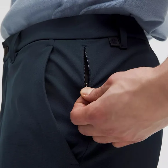 Lululemon ABC Classic Fit Trousers, Warpstreme, 36 X 32, Navy Blue - Picture 5 of 10